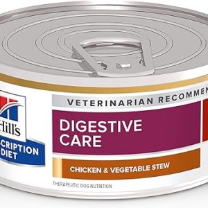 Hill's Prescription Diet i/d Digestive Care (Cuidado Digestivo) Estofado de Verduras y Pollo Alimento enlatado para perros