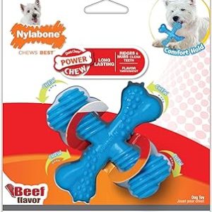Nylabone Power Chew - Juguete para masticar hueso de perro en forma de X