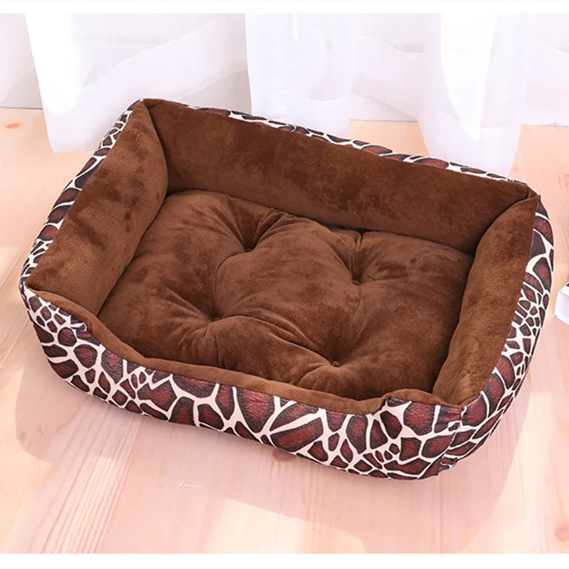 Cama Acolchada de Felpa y Poliéster para Perros y Gatos - Varias Medidas y Diseño Moderno - Imagen 2