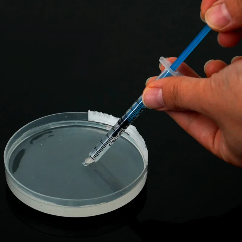 Jeringas desechables de plástico de 1ML para alimentación y cuidado de animales de granja - Imagen 2