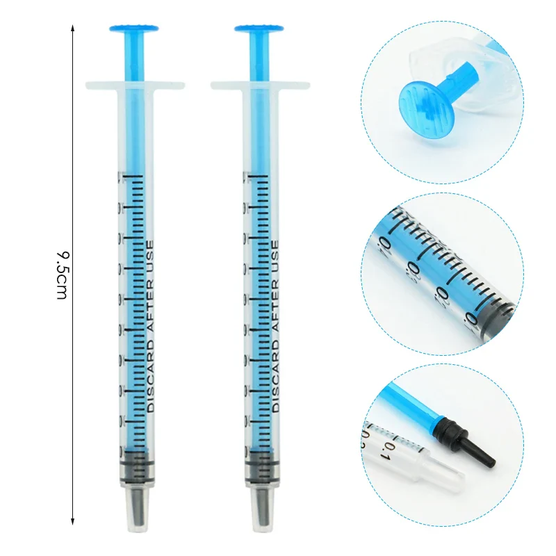 Jeringas desechables de plástico de 1ML para alimentación y cuidado de animales de granja - Imagen 7