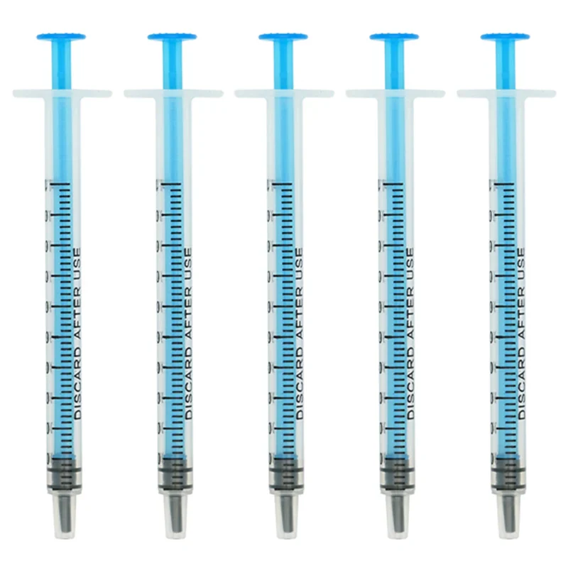 Jeringas desechables de plástico de 1ML para alimentación y cuidado de animales de granja - Imagen 4