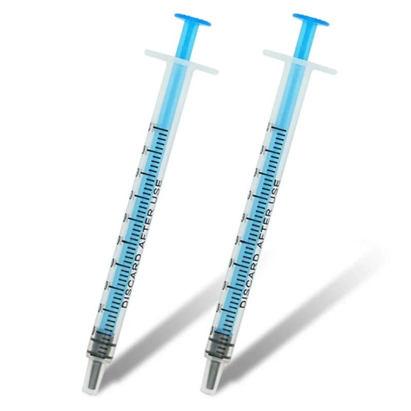 Jeringas desechables de plástico de 1ML para alimentación y cuidado de animales de granja - Imagen 5