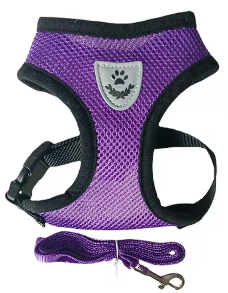 Arnés Reflectante Ajustable para Gatos y Perros con Cuerda de Tracción - Seguridad y Comodidad - Imagen 7