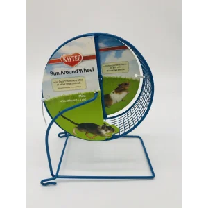 Rueda de Ejercicio de Metal Kaytee Para Animales Pequeños (Variedad de Colores)