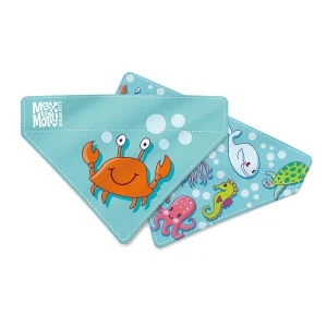 Bandana Max & Molly reversible Blue Ocean
