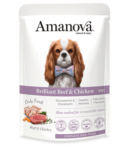 Amanova Pouch Adult Brilliant Beef & Chicken