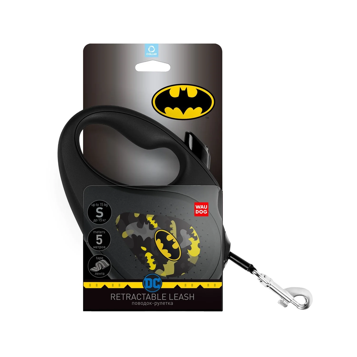 Waudog Correa Retráctil DC Comics Batman Pattern - Imagen 2