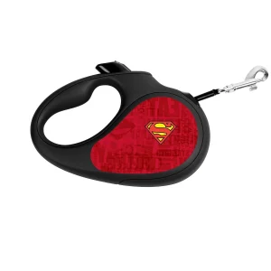 Waudog Correa Retráctil DC Comics Superman Logo Red