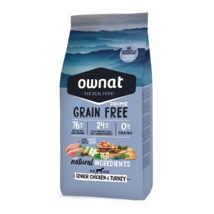 OWNAT PRIME GRAIN FREE SENIOR CHICKEN&TURKEY